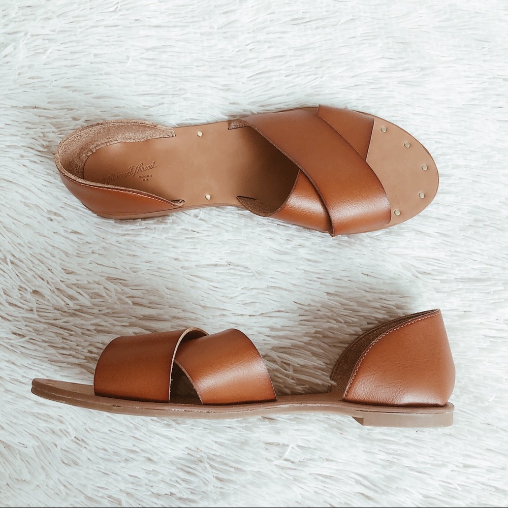 Universal Thread Crossband Sandals Size US 9.5